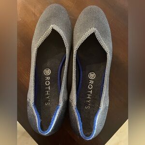 Rothy's The Flat Womens Size US 11 Gray Birdseye
Round Toe Slip On Ballet Flat